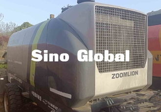 Czarna zielona używana pompa do przyczepy do betonu Zoomlion HBT80 174kw