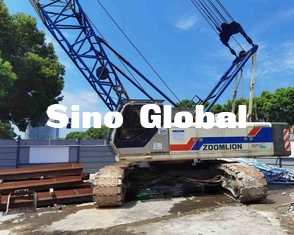 Marka Zoomlion Używany żuraw gąsienicowy 70 ton QUY70 Model 61 ton waga