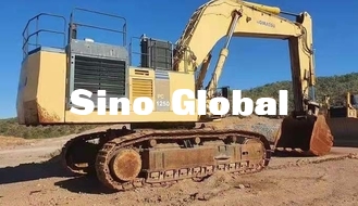 Koparka gąsienicowa o mocy 514 kW, model Komatsu 1250, skok 170 mm