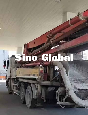 Sany Brand 37M Używana ciężarówka z pompą do betonu z 5 sekcjami wysięgnika