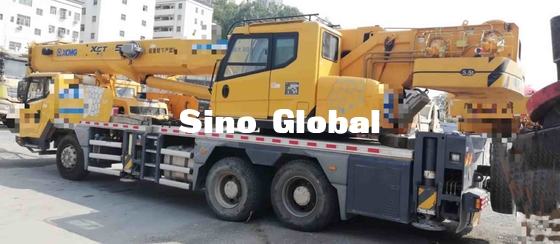2nd hand Crane XCMG 25 Ton, używane żurawie samochodowe 21m Średnica toczenia