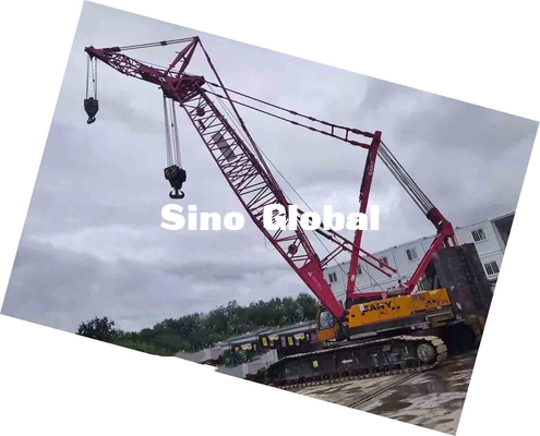 Używany żuraw gąsienicowy Sany 250 ton model SCC2500C o mocy 242 kW