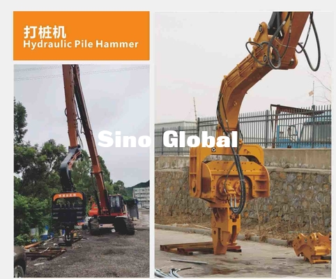 Sino Global Hydraulic Pile Hammer do koparek Komatsu Sany CAT